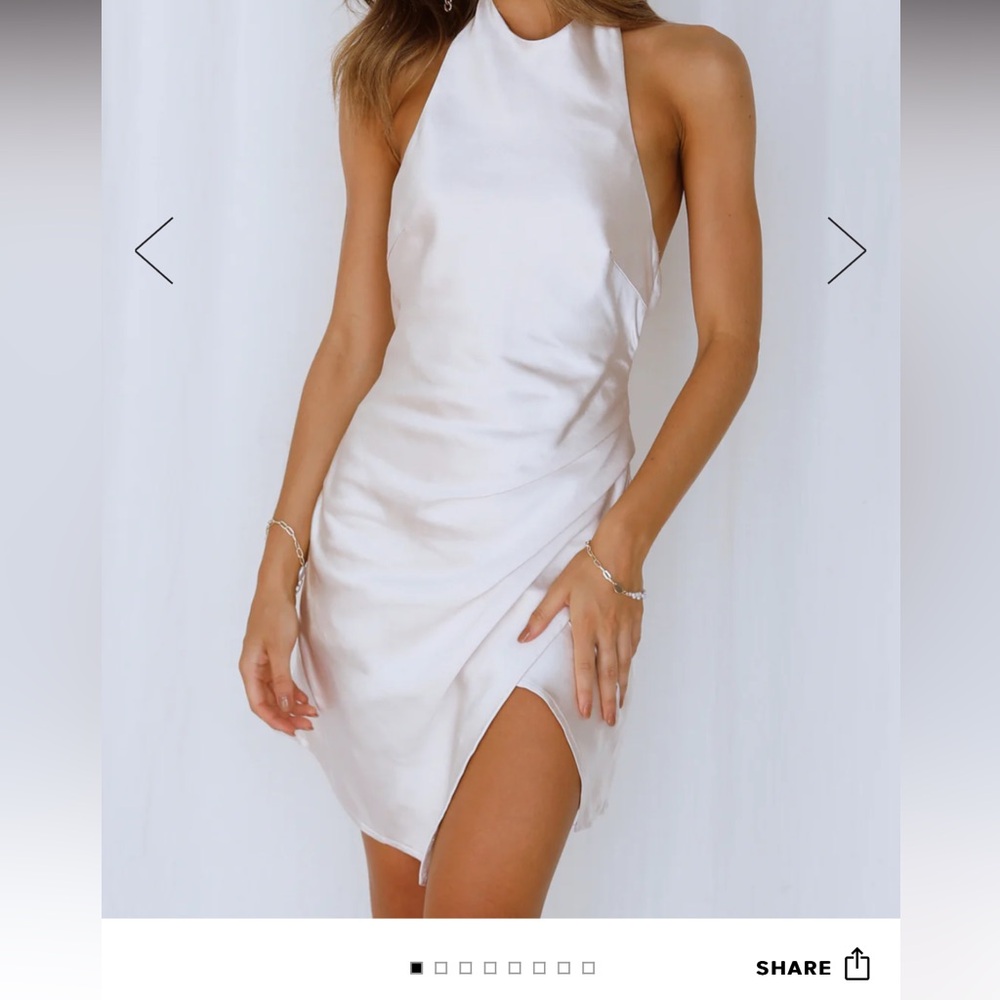 hello molly heavy heart dress in oyster